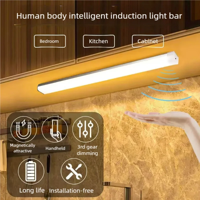 Xiaomi Youpin محس حركة أضواء ليلية لاسلكية LED مصباح USB قابلة للشحن المغناطيسي لخزانة غرفة خزانة المطبخ المصباح الكهربي