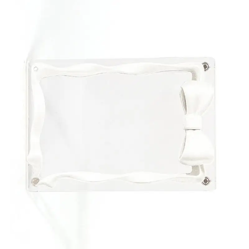 652F Acrylic 3inch Picture Display Stand For Snapshots With Strong Magnets