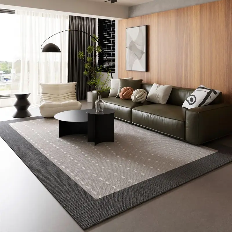 Wabi-Sabi Style Living Room Rug, Durable and Non-Slip Sofa and Coffee Table Rug, Bedroom Decorative Area Rug
