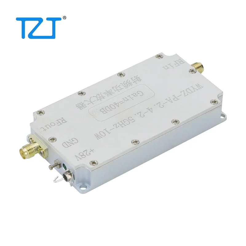 TZT WYDZ-PA-2.4-2.5GHz-10W RF Power Amplifier RF Power Amp (without Heat Sink) with 40dB Gain 10W Output