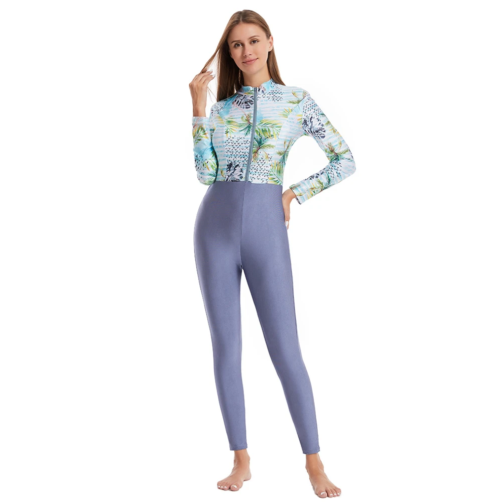 Swimwear Burkini muçulmano para mulheres, maiô completo modesto, saia muçulmana Hijab Wrap, traje de natação islâmico, 3pcs