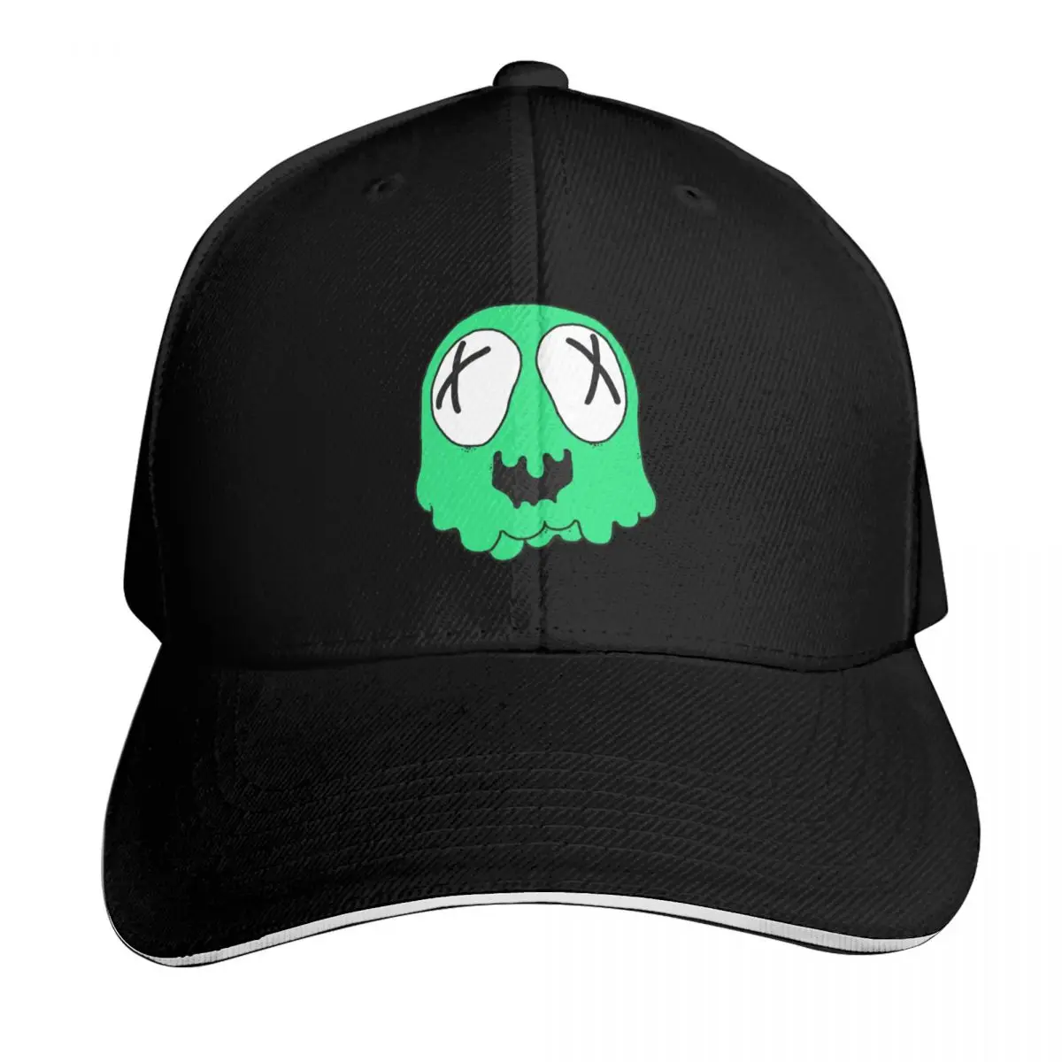 Gooey Ghost Baseball Cap Strapback Dad Hat Six Panel Structured Crown Sun Protection UPF 50+
