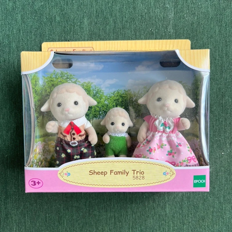 Sylvanian Families 블라인드 키 체인 Aceessories 피규어 원래 어린이 주방 장난감 소녀를위한 세 양 가족 어린이 장난감