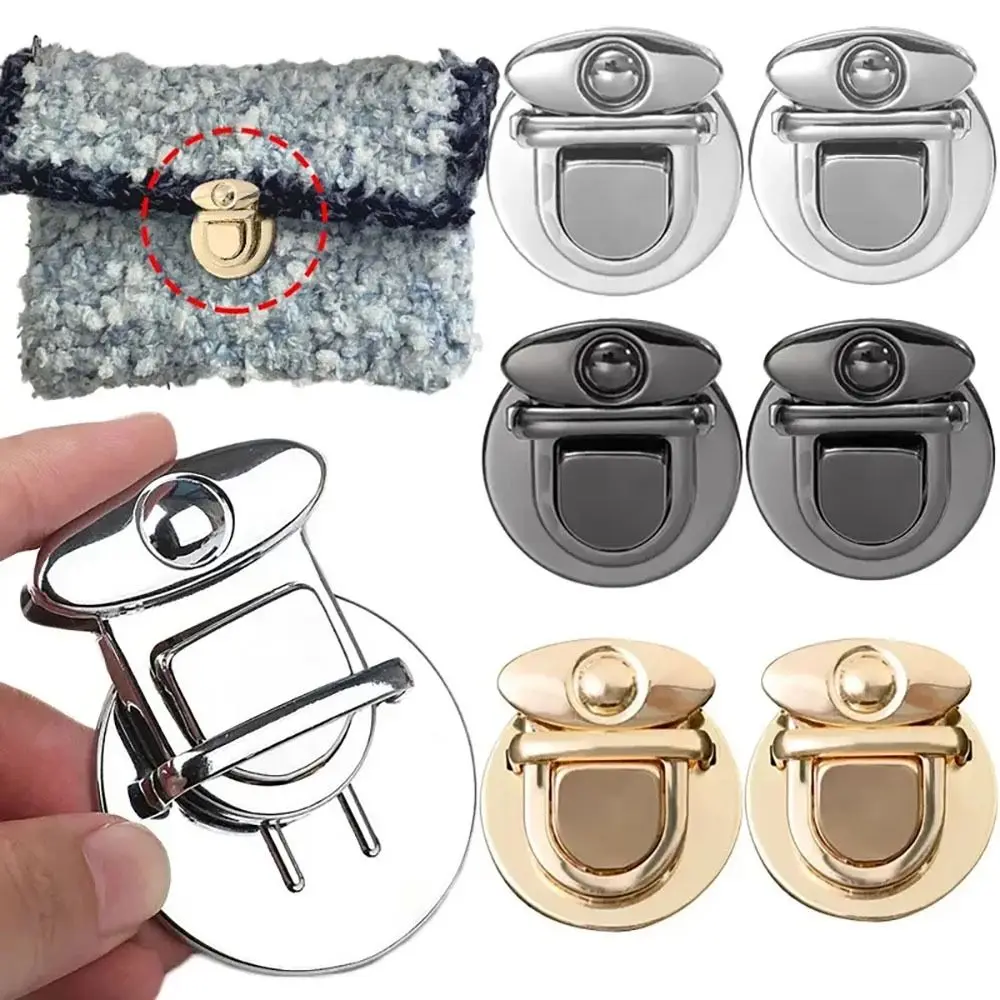 1/5Pcs Case Bag Accessories Bag Clasp Closures Snap Craft Catch Buckles DIY Components Hardware Metal Locks