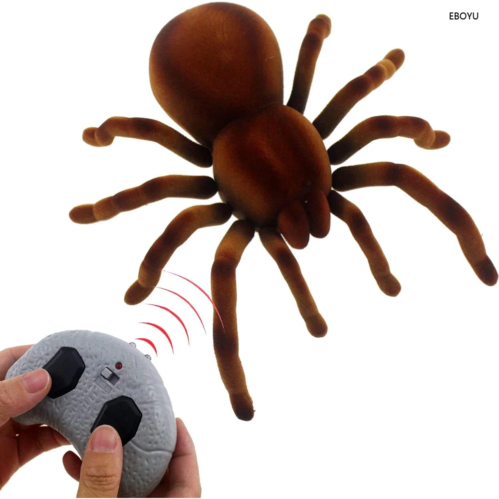 EBOYU 9986M RC pająk zdalnego sterowania zwierząt duży rozmiar realistyczne Tarantula Prank zabawki prezentowe pojazdu samochód elektryczny dzieci urodziny