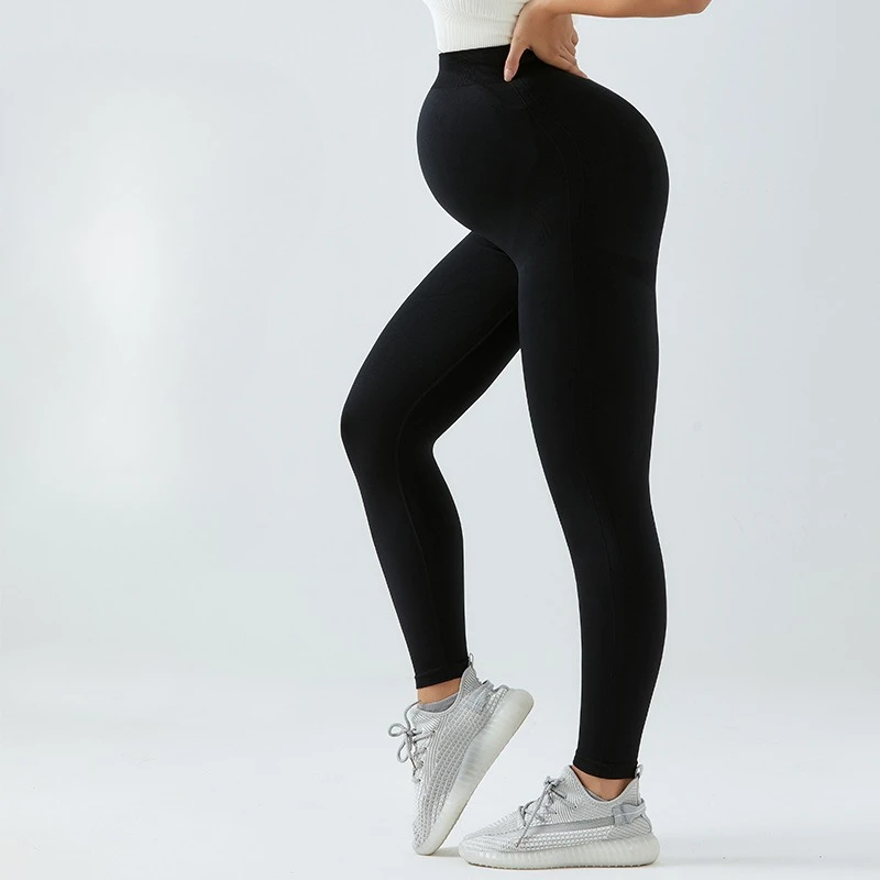 

Maternity Yoga Pants Over The Bump Pregnancy Activewear Women Stretch Support Leggings Non See-Through Breathable Workout Clothe