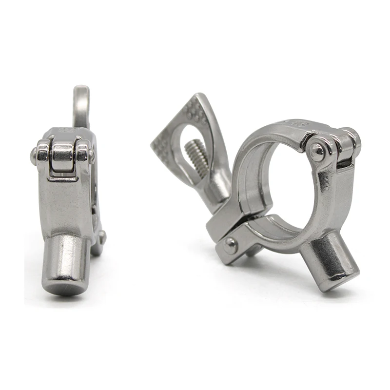 12-127mm SS304 Stainless Steel Sanitary Pipe Holder Clamp Type Clips    Support Tube Bracket