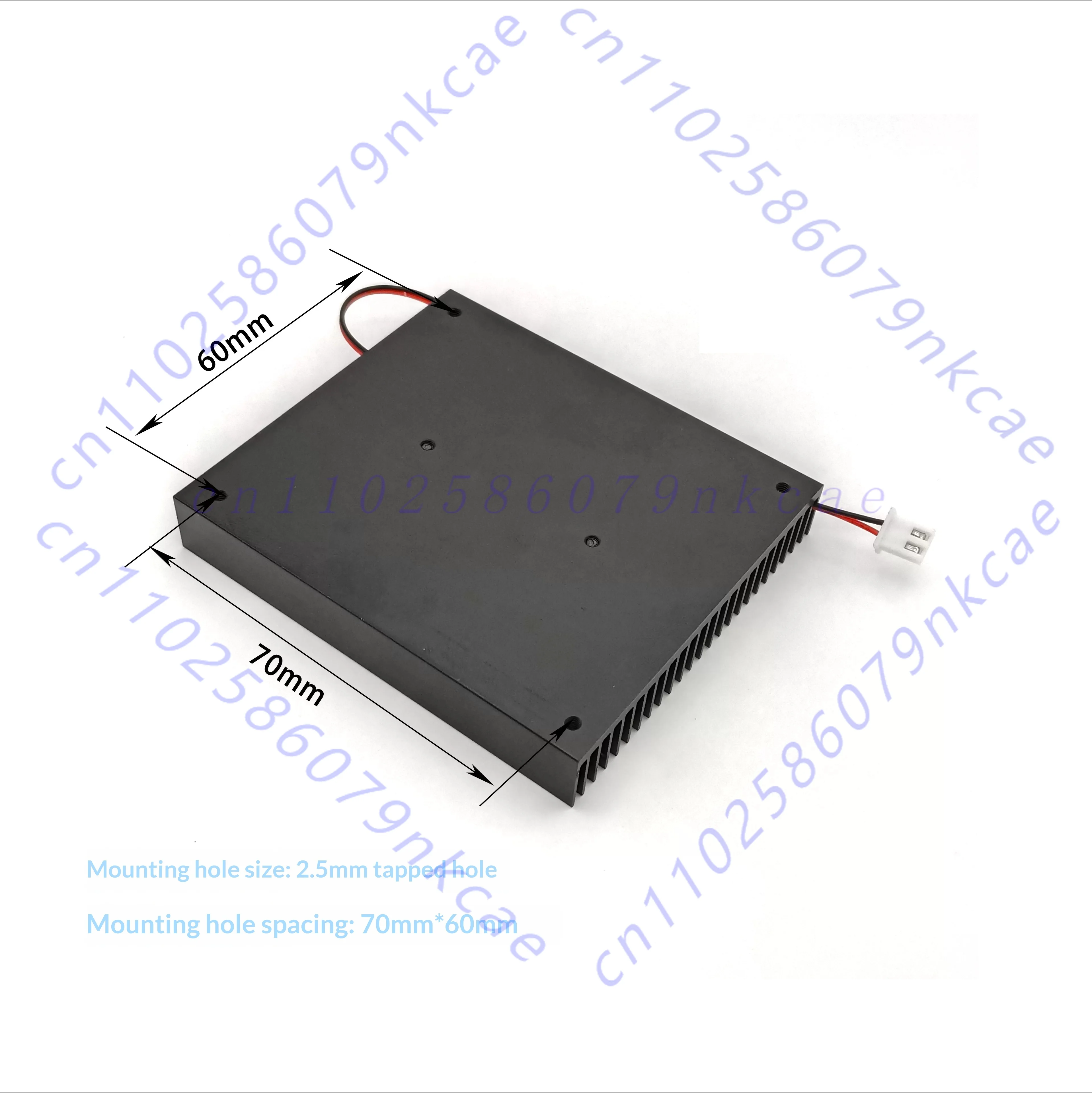 Graphics card/industrial control main board radiator shape 80 * 70 * 12.5