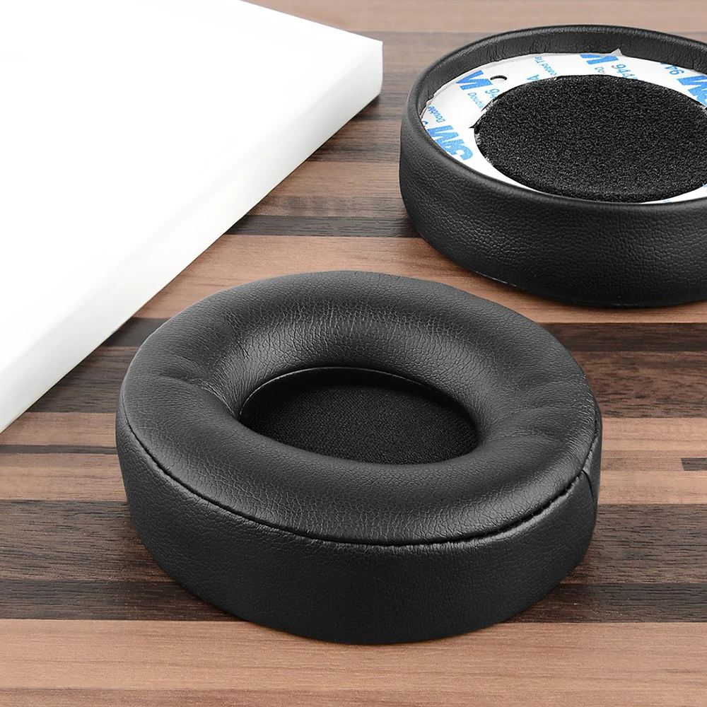 โปรตีนเปลี่ยนแผ่นรองหูฟังหนัง Ear Pads เบาะถ้วยอะไหล่ซ่อมสําหรับ Beats Solo Pro หูฟังไร้สายชุดหูฟัง