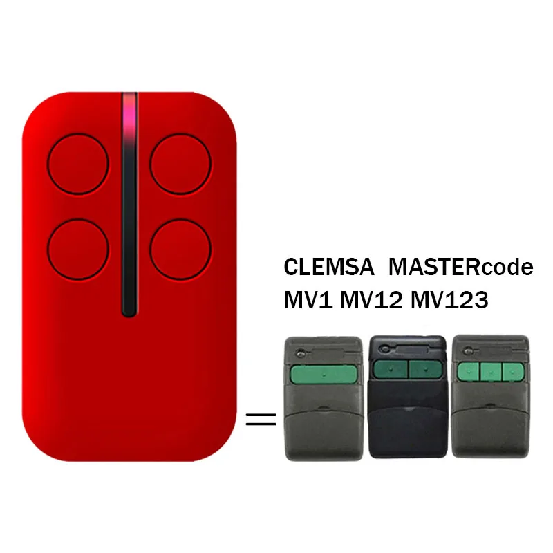 Remote Control CLEMSA MASTERcode MV12 MV1 MV123 Remote Control Garasi Perintah 433.92MHz