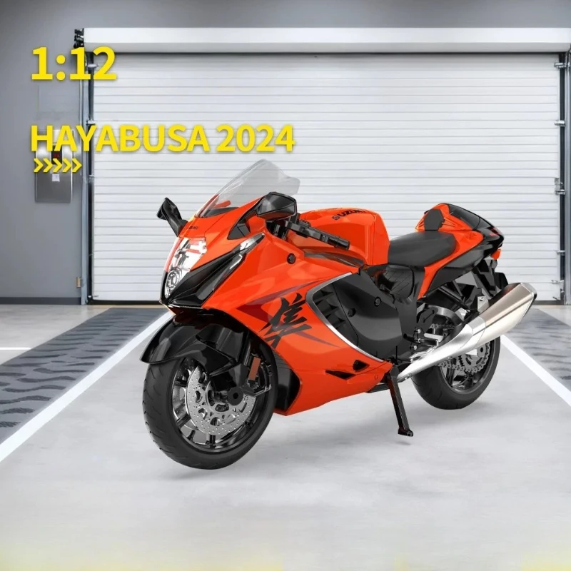

1:12 Hayabusa Motorcycle Simulation Alloy Model Diecast Metal Model Kids Toy Gift Collect Decoration