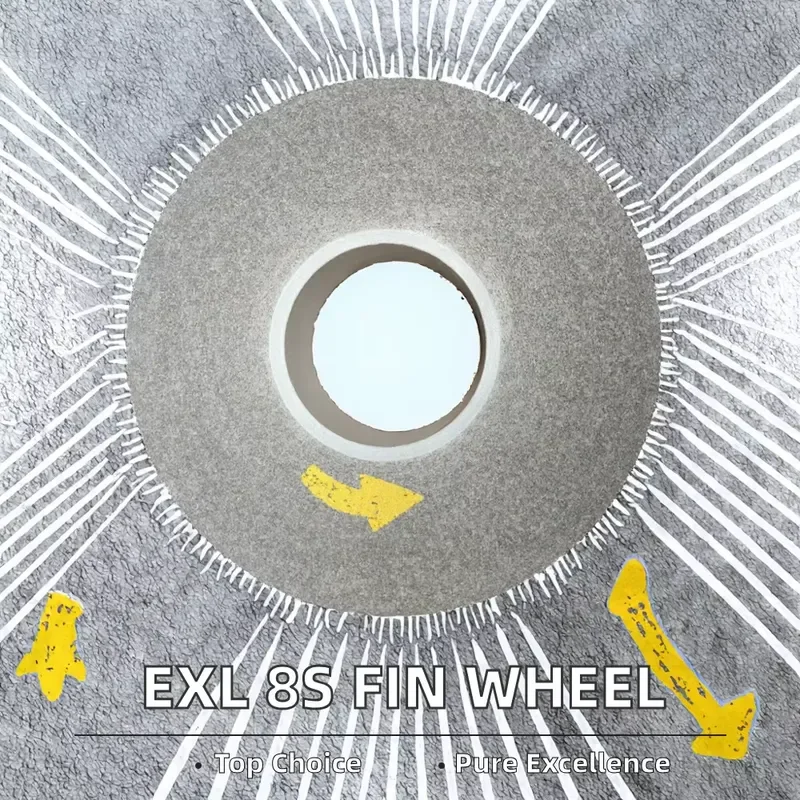 for Nice EXL 8S FIN 6x1x1 Inch Convolute Wheel for General Metal Deburring Finishing Polishing