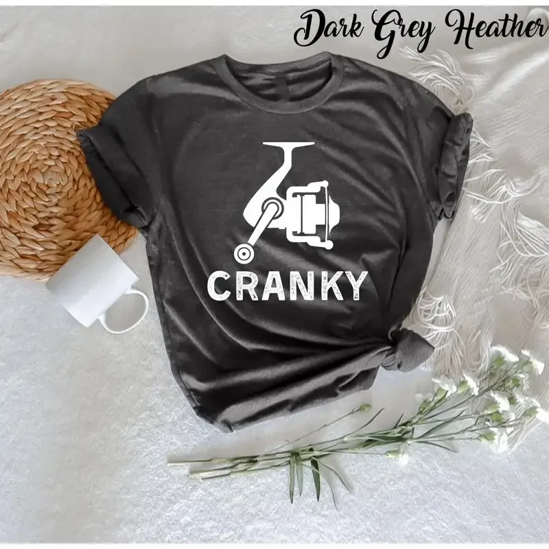 Cranky T Shirt Funny Ideas For Fishing Boat Relaxing Crankbait Lure