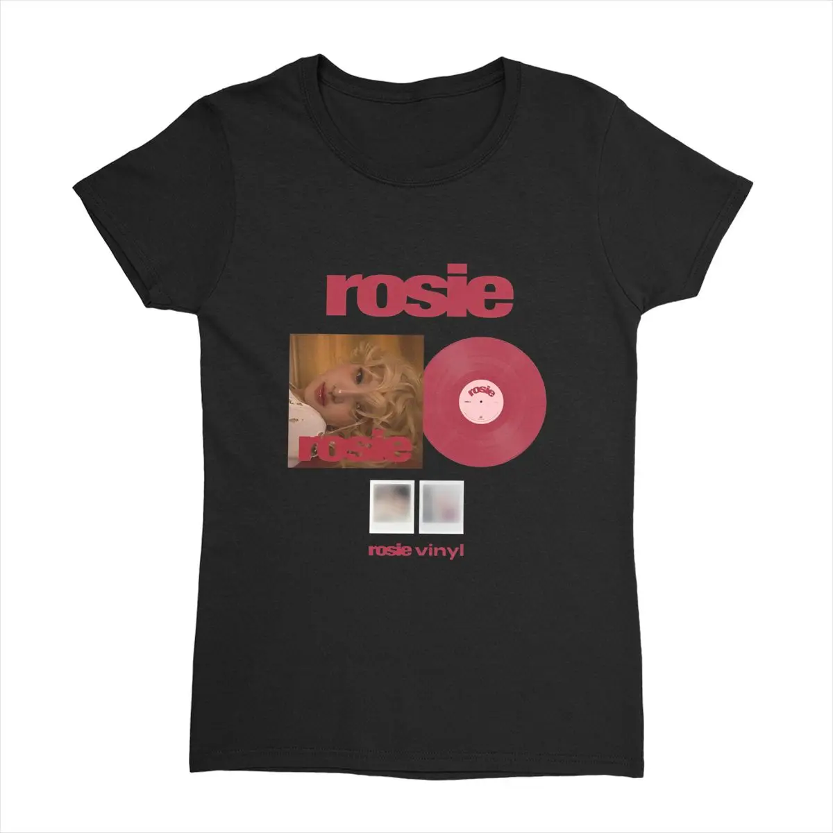 ROSIE T-Shirt 2025 Summer album Vintage T-Shirts Wholesale Cotton Harajuku Tshirt For Women Short Sleeve Print Tops