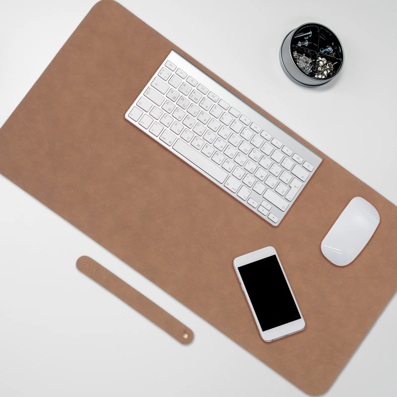 

Large Dual Mouse Pad Non-Slip Dual Sided Office Desk Protector Mat Oversized Desk Mat for Gamer Designer