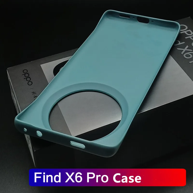Original Case For OPPO Find X6 Pro Case Ultra Thin Leather PC Protective Cover Cool Luxury Slim Phone Case