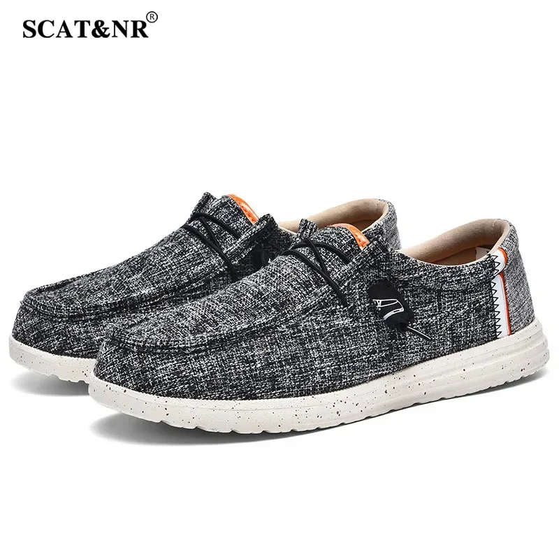 Men casual canvas shoes mens breathable slip on flats male vulcanized shoes driving shoes plus size 48 walking shoe 2025 luxury