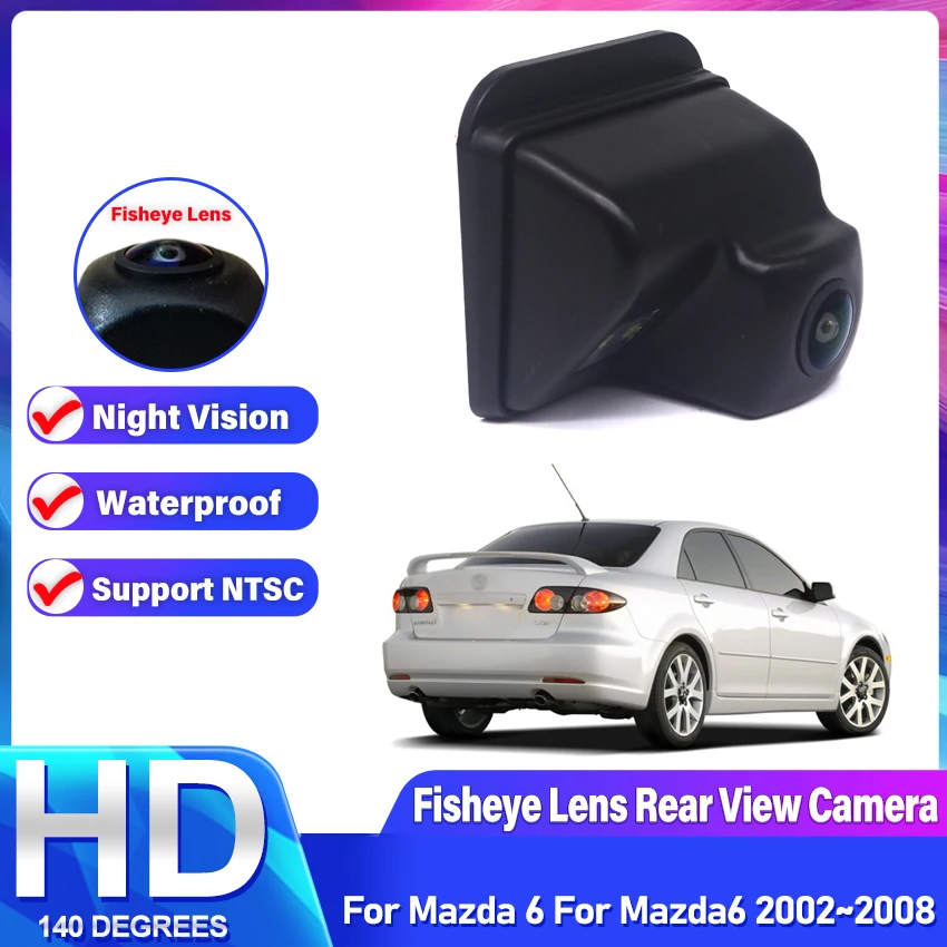 

Rear View Camera For Mazda 6 Mazda6 2002 2003 2004 2005 2006 2007 2008 CCD HD Night Vision Waterproof Reversing Parking Camera