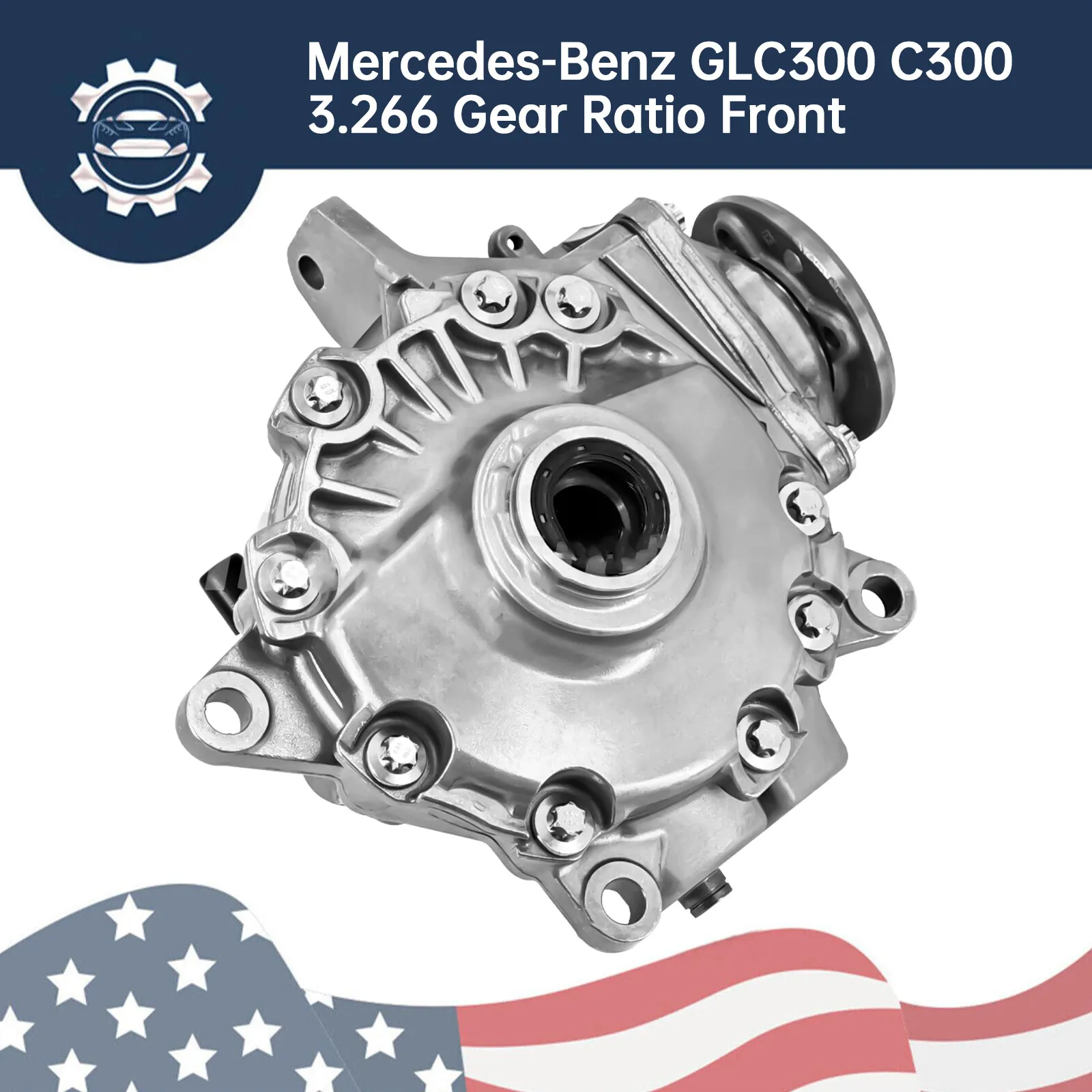 AP02 Front Axle Differential Assembly For Mercedes E350 GLC300 C300 C350e L4 2.0L A2053304207