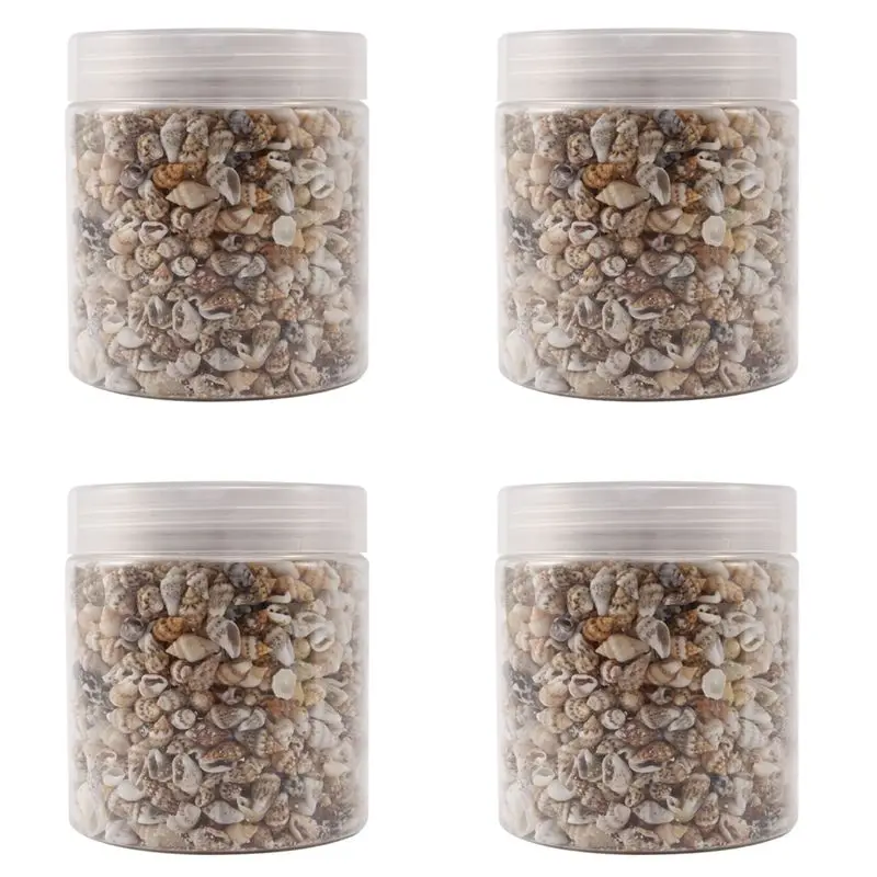 

CYL-4X Около 1300-1500 Крошечные морские ракушки Ocean Beach Спиральные ракушки Ремесленные подвески 7-12 мм для изготовления свечей, украшения дома