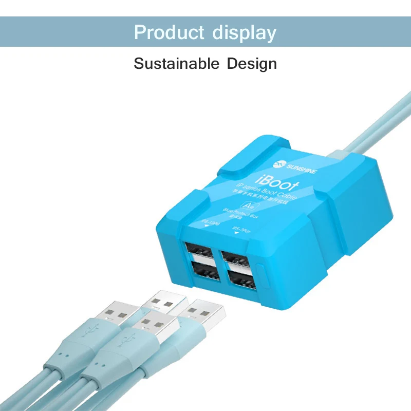 Sunshine iBoot A Power Supply Current Testing Line For Phone 6 -15ProMax DC Power Control Cable Battery Boot Function