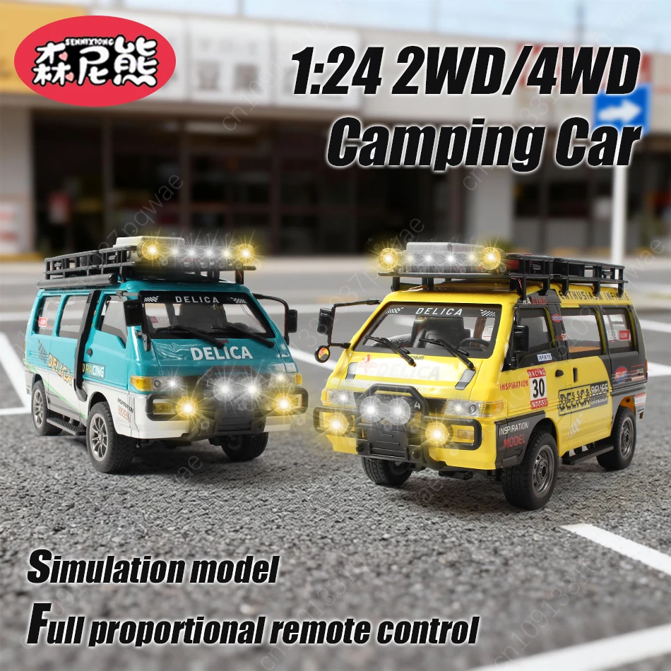 

SENNIXIONG 1:24 MPV RTR Remote Control Classic Off-road Vehicle Commercial Car Model RC Speed Drift Van Climbing Truck Toy Gift