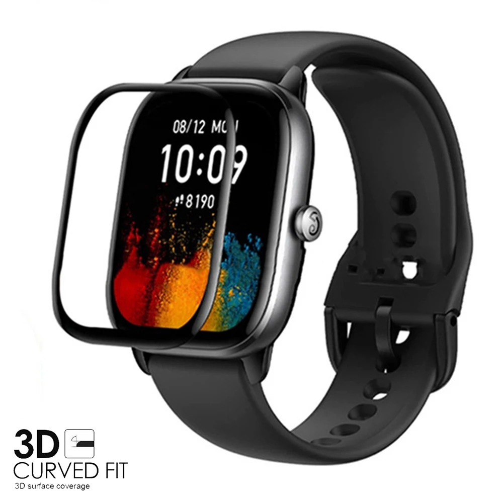 1/3/5pcs Watch Film For Huami Amazfit GTS 4 Mini 3D Curved Composite Film High Quality HD Anti-Scratch Screen Protector