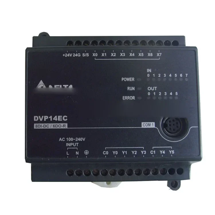 

100% Original DVP14EC00R3 EC3 Series Standard PLC 14 Point Host 8DI 6DO RS-232 100-240VAC Relay Output