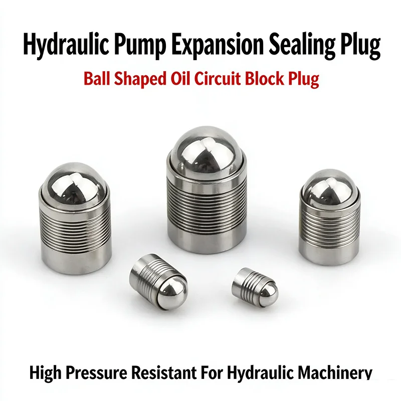 High Pressure Resistant Hydraulic Pump Expansion Sealing Plug Ball Shaped Oil Circuit Sealing Block Plug For Hydraulic Machinery
