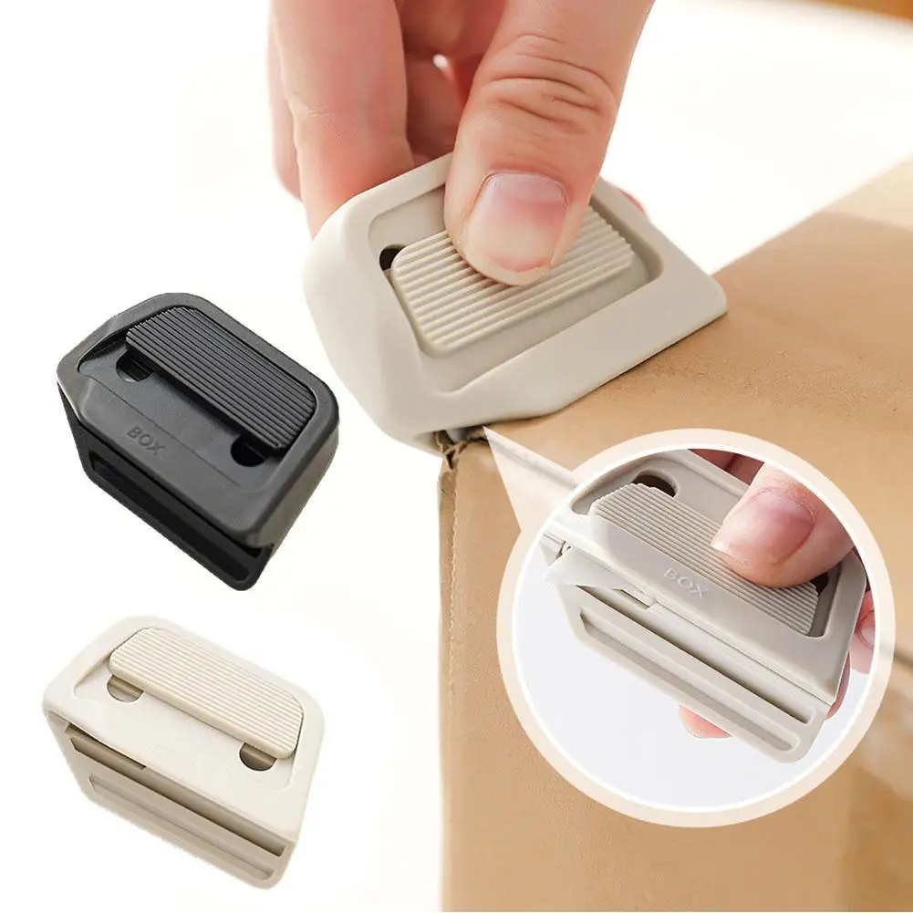Mini Magnetischer Keramik-Boxschneider, Automatisch Einziehbare Universalmesser, Tragbarer Paketöffner für Karton, Basteln & Täglichen Gebrauch