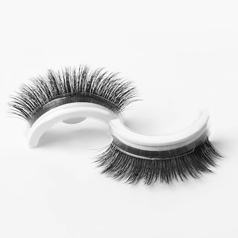 Reusable Self Adhesive Eyelashes Easy To Apply On,Stable Waterproof False Lashes Dropship