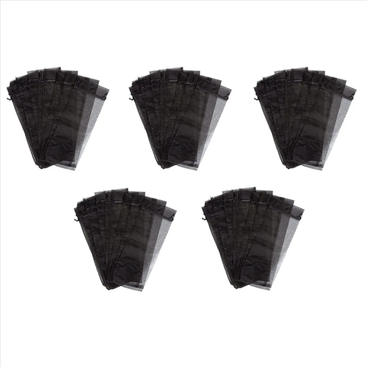 Рисунок 5 - черные сумки для бутылок вина из органзы