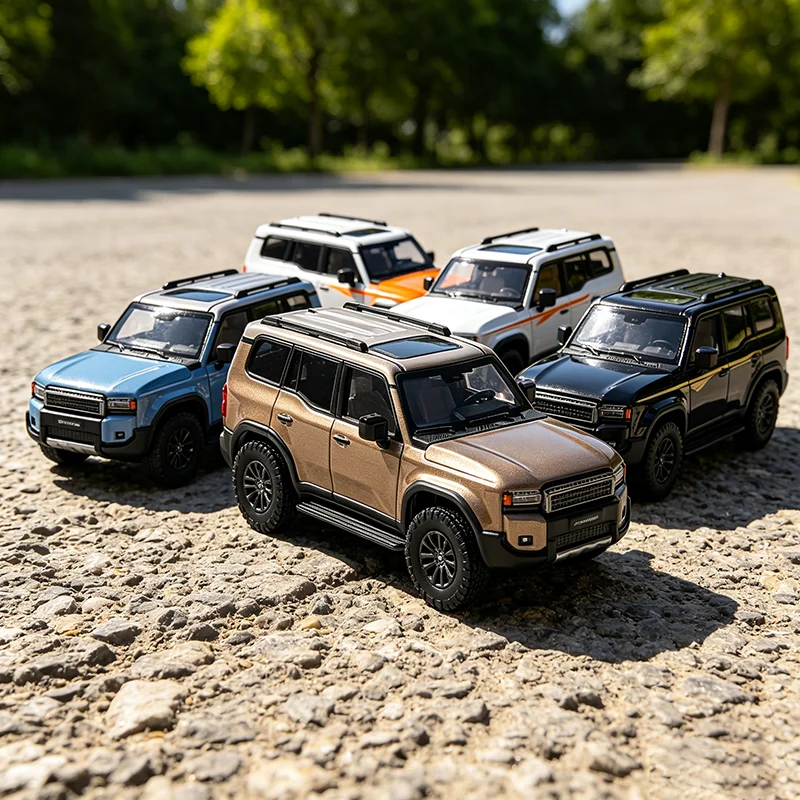 Massdi 1:64 Prado LC250 High‑Trim Version Alloy Car Model Classics Adult Souvenir Gift Hobby & Toys