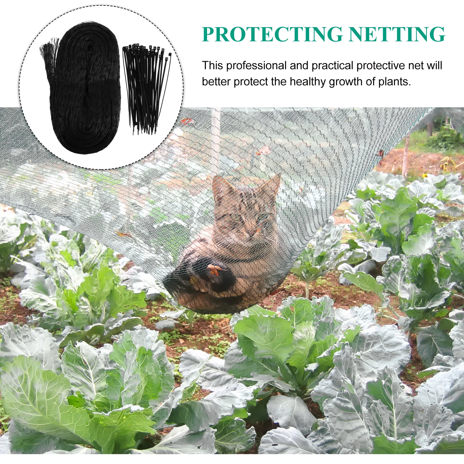 

1pc Anti Bird Netting Garden Protective Mesh For Plants Fruits Fencing Mesh Garden Protection Plant Net Against Birds Outdoor
