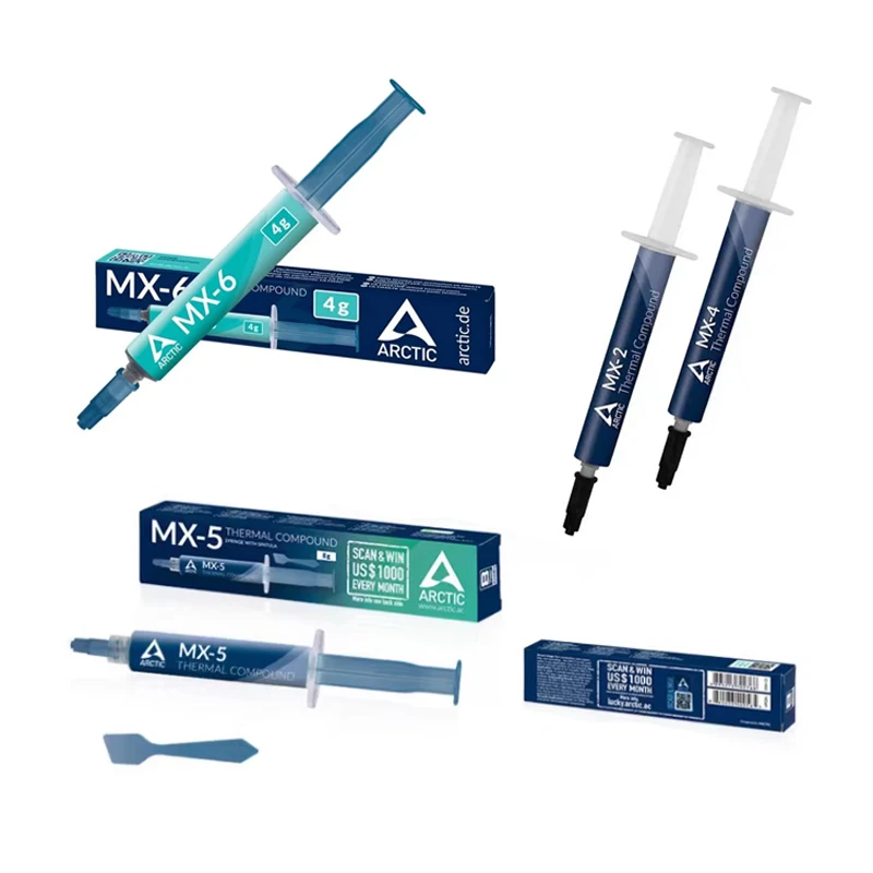 

MX-5 thermal grease MX-6 thermal paste computer laptop CPU heat dissipation MX4 silicone grease graphics card heat dissipation