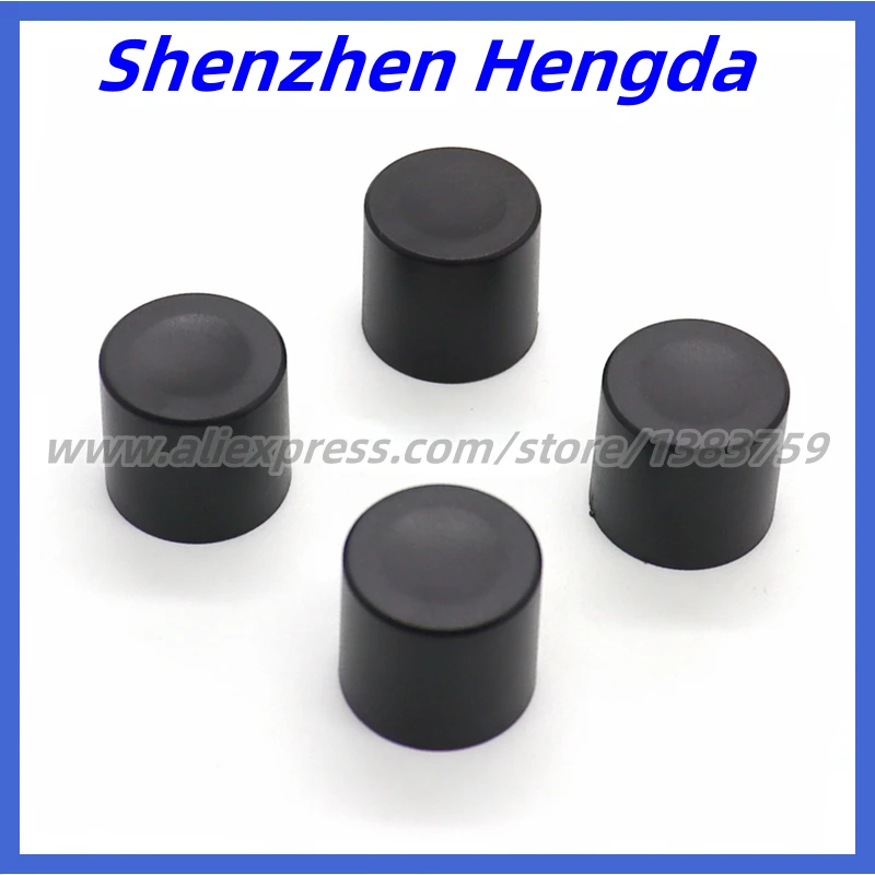 5 Piece 19*17MM Half Shaft Black Plastic Knob Potentiometer Rotary Encoder Volume Switch Knob Suitable for D Axis 6MM