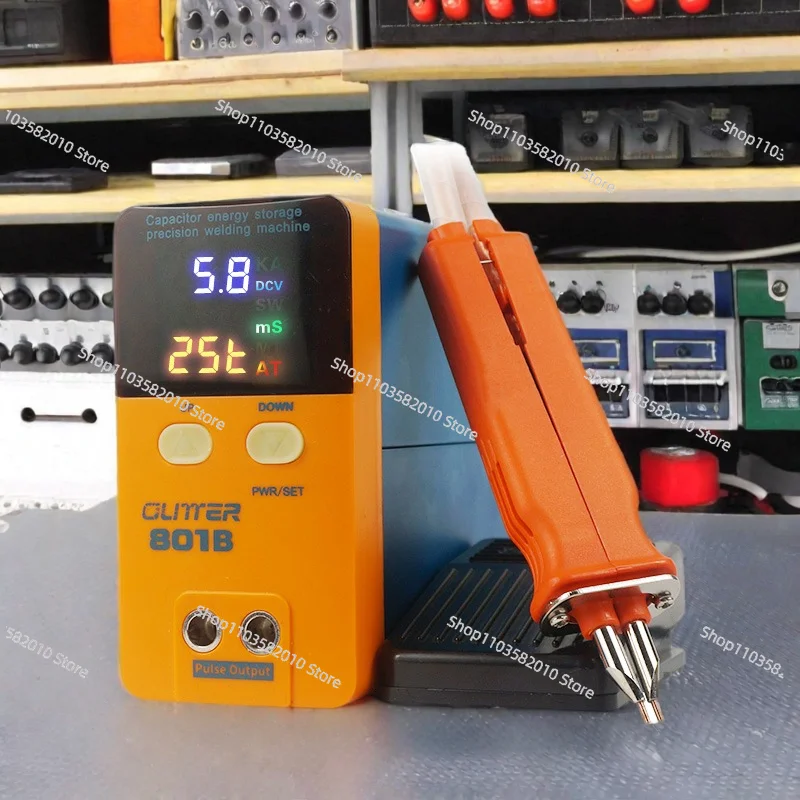 801B Energy Storage Capacitor Spot Welding Machine  11.6kw 110v-220v Lithium Battery Welding Handheld 18650 Butt Welders