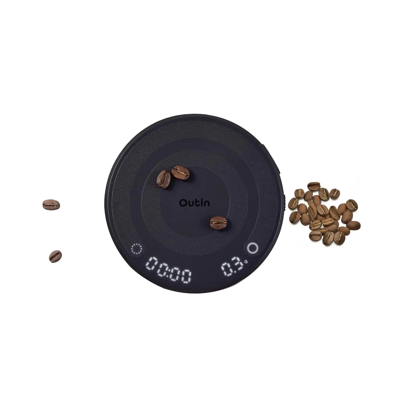 

Portable Coffee Scale, 2kg/0.1g Accurate, Multiple Brewing Modes, Timer, Rechargeable with Case