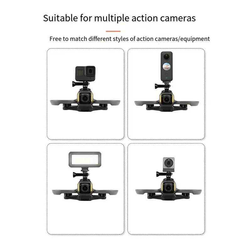 Mounting Bracket For DJI Avata2 Drone Mounting Bracket Sports Camera Fixed Expansion Drone Accessories