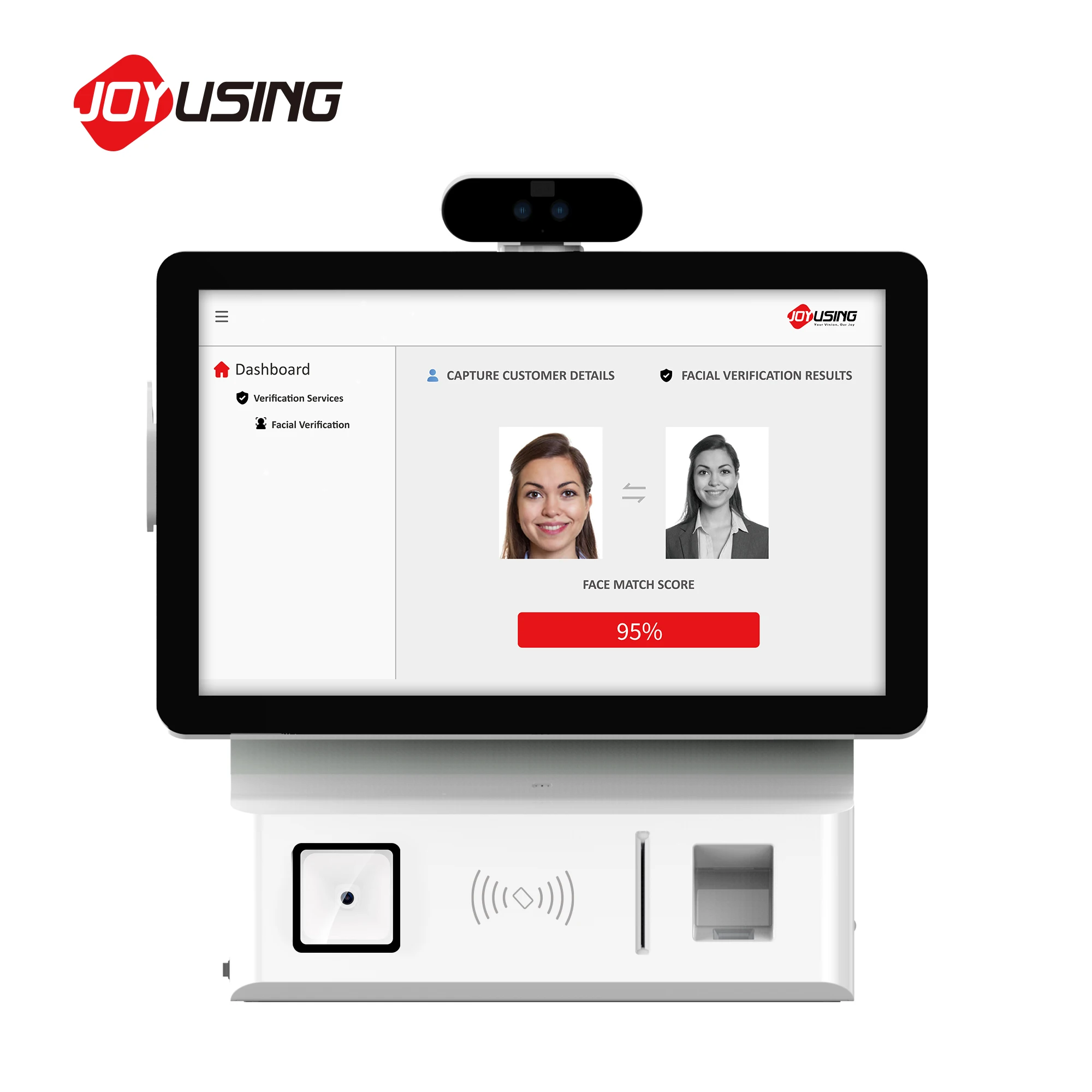 Facial Recognition Payment Terminal Payment Biometric Identification Payment Device  Secure OS 2+16GB