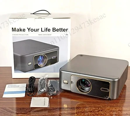 for AUN U002 Mini Projector 2026 Native 1080P 4K Support 850 ANSI Lumens Android 12 Smart TV DLP Auto Keystone WiFi Gaming Home