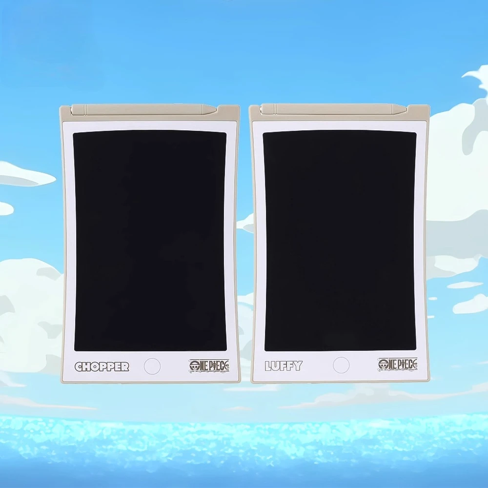 

One Piece Anime Kids LCD Writing Tablet, 10 Inch Pressure Sensitive Drawing Pad for Children, Reusable Educational Doodle Board