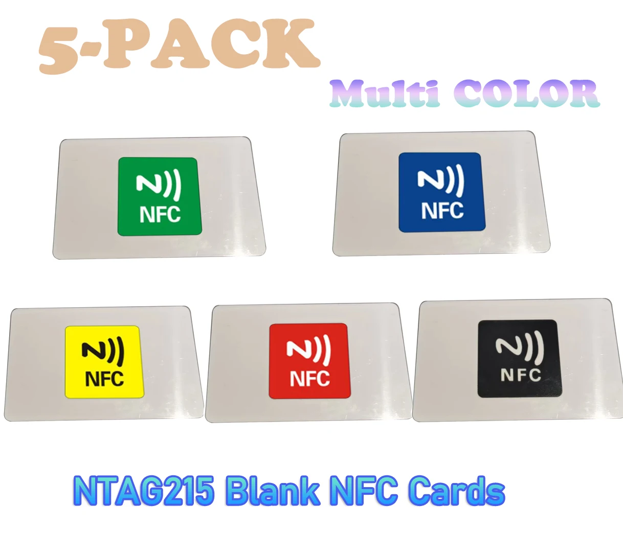 

NTAG215 Blank NFC Card Rewritable Copy PVC Tags 13.56MHz TagMo RFID Phone Personal Automation Shortcuts 504 Bytes Card RFID Card