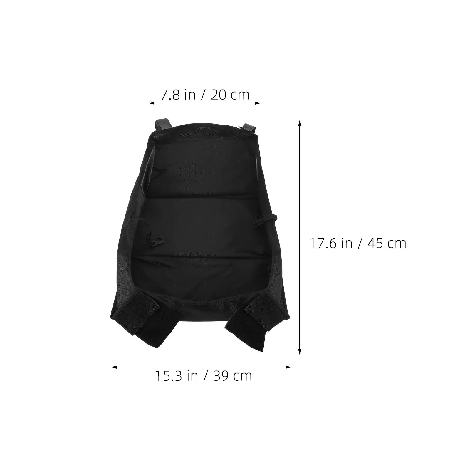2Pcs Portable Stroller Hanging Bag Organizer Baby Essentials Organizer Bottom Basket Diapers Travel Universal Fit