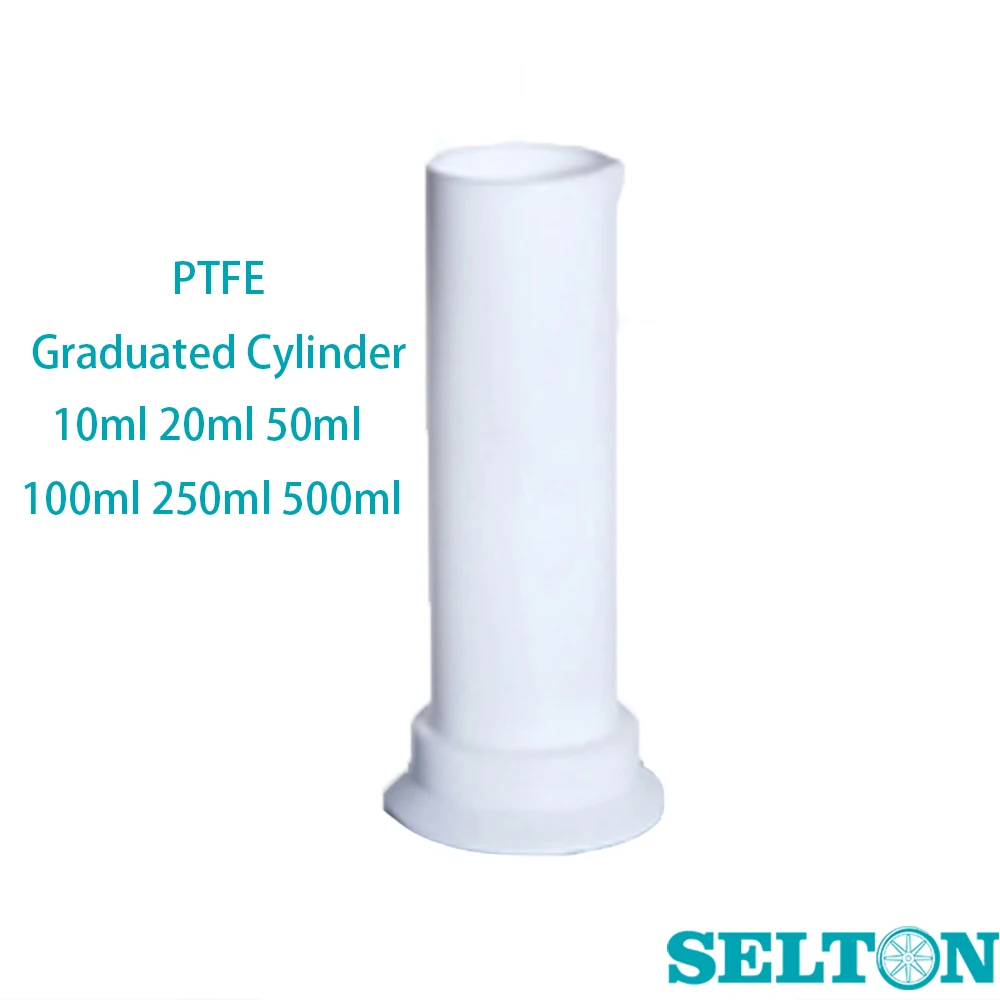 

Lab PTFE Measuring Cylinder Graduate Measuring Bottle 10ml 20ml 50ml 100ml 250ml 500ml