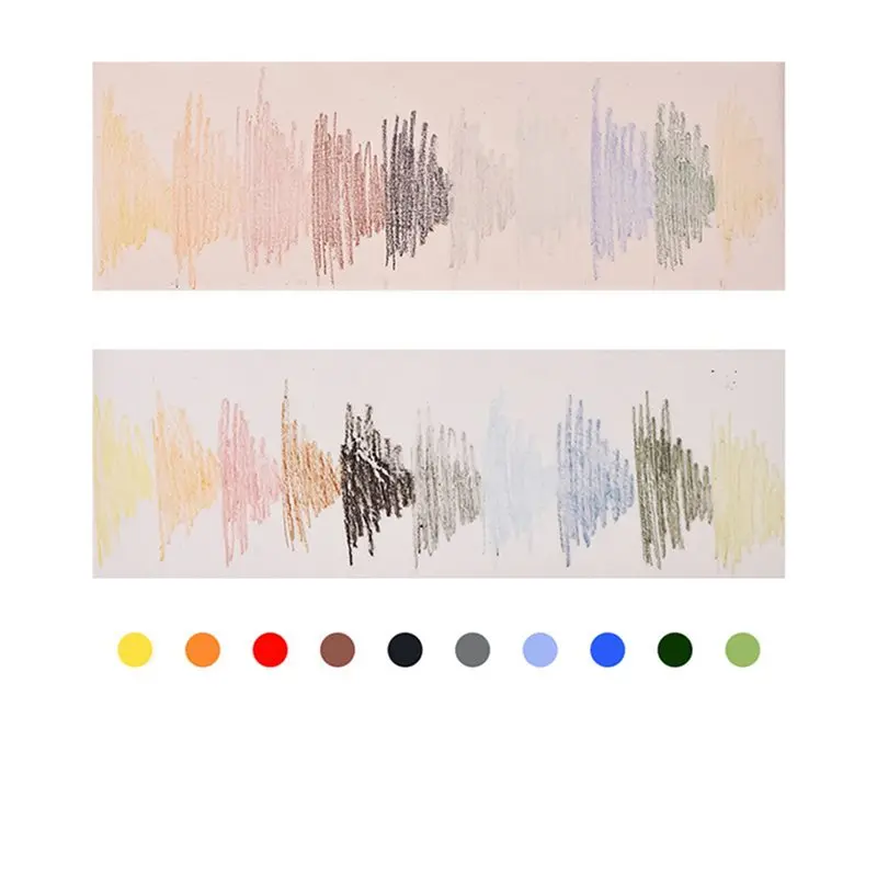 Hot Sale-2X 10Colors/Set Pottery Art Underglaze Color Pencil DIY Hand Painted Glaze Chalk Pottery Painting