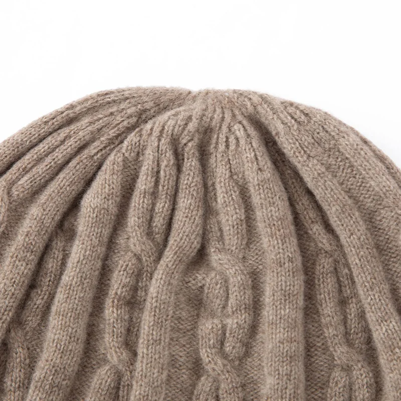 Men  women Winter Wool  Knitted Hat Scarf 2 Set Thick Jacquard Texture Beanie Warm Christmas Present Unisex Accessories 150*28