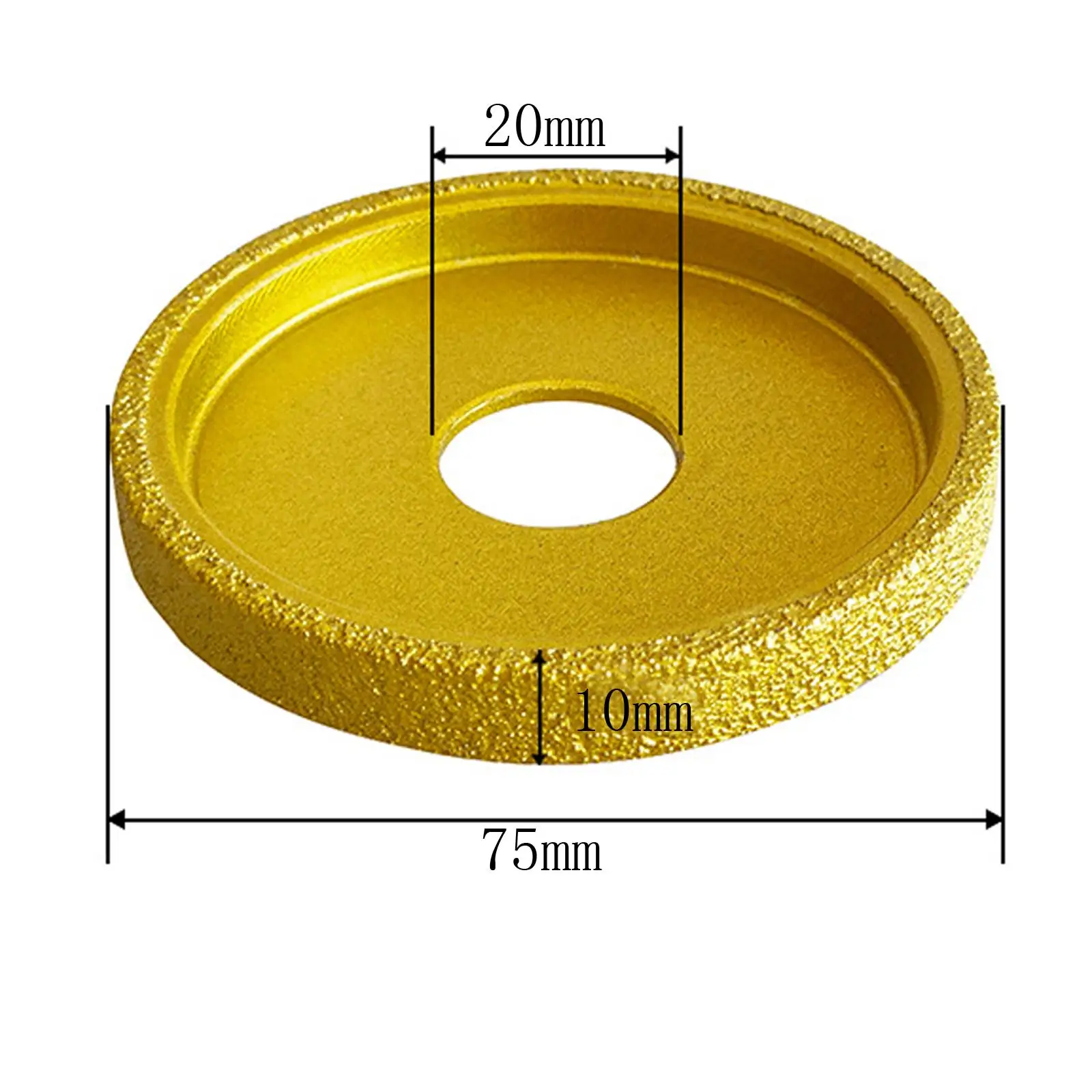 Concrete Grinding Wheel Edge Profile Sanding Disc Parallel Side Grinding Wheel Disc for Angle Grinder Accessories,