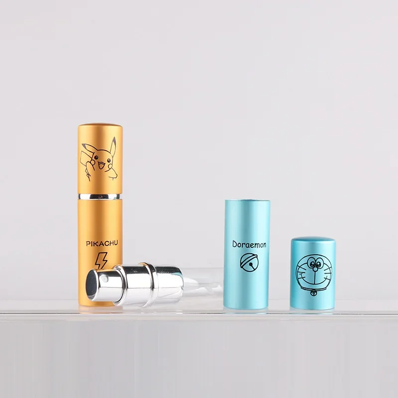 10 مللي ديزني ميكي ميني ماوس زجاجة عطر بخاخ معدني صغير إعادة الملء زجاجة عطر من الألومنيوم السفر حجم عطر فارغة