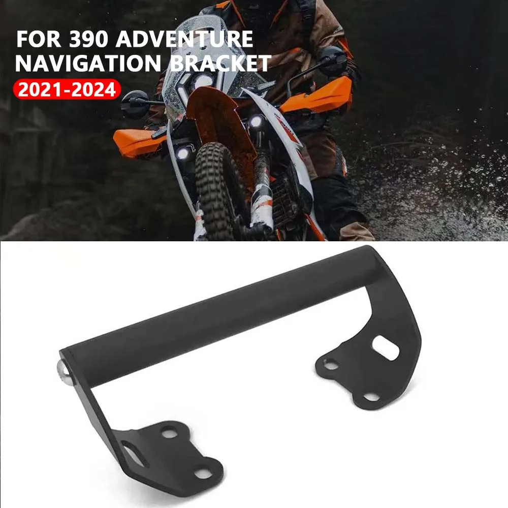 

For 390 Adventure Motorcycle Accessories GPS Navigation Plate Bracket 390 adv Adventure Extended Navigation Bracket 2021-2024